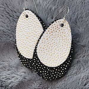 HANDMADE Beautiful double layer earrings!!